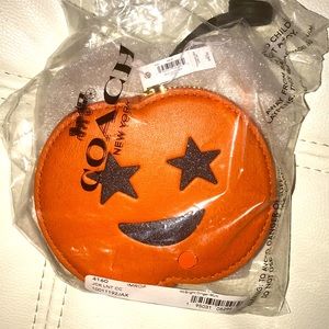 Coach pumpkin coin purse!